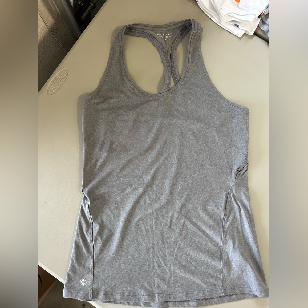 Athleta-Gray Women's Work Out Tank Top